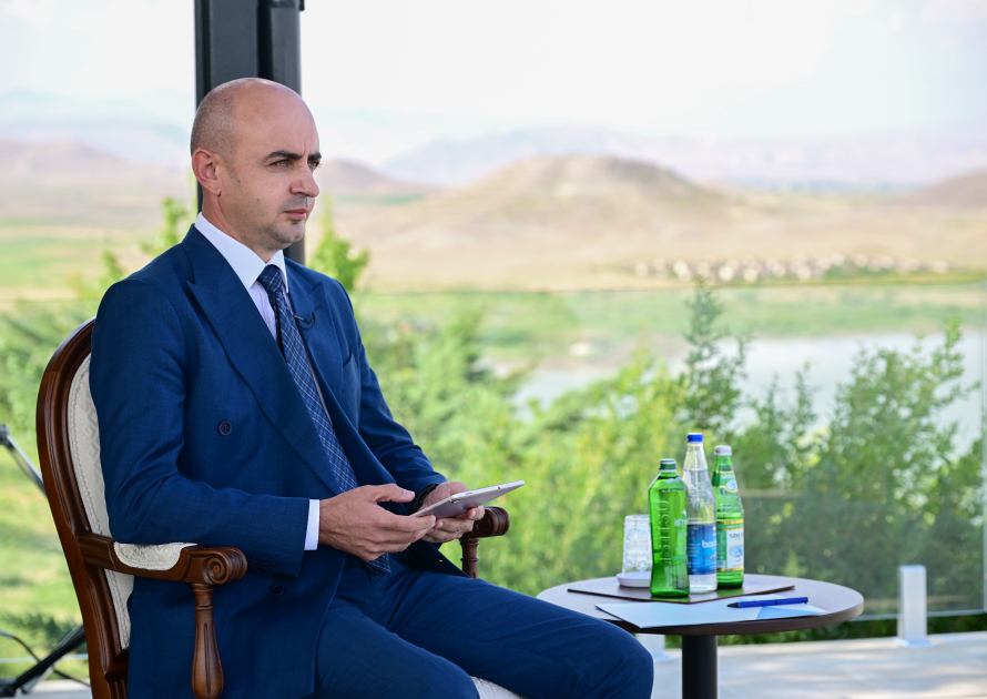 President Ilham Aliyev gives interview to Azerbaijan Television in Nakhchivan (PHOTO/VIDEO)