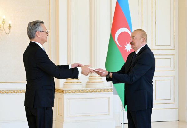 President Ilham Aliyev receives credentials of newly appointed Ambassador of Germany to Azerbaijan (PHOTO)