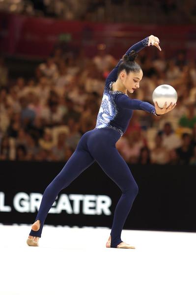 Azerbaijani gymnast competes at World Championships in Frankfurt (PHOTO)