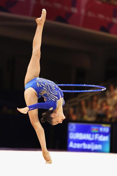 Azerbaijani gymnast competes at World Championships in Frankfurt (PHOTO)