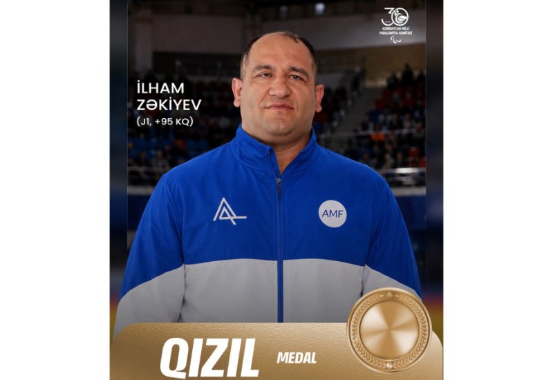 Azerbaijani parajudoka becomes European champion for tenth time