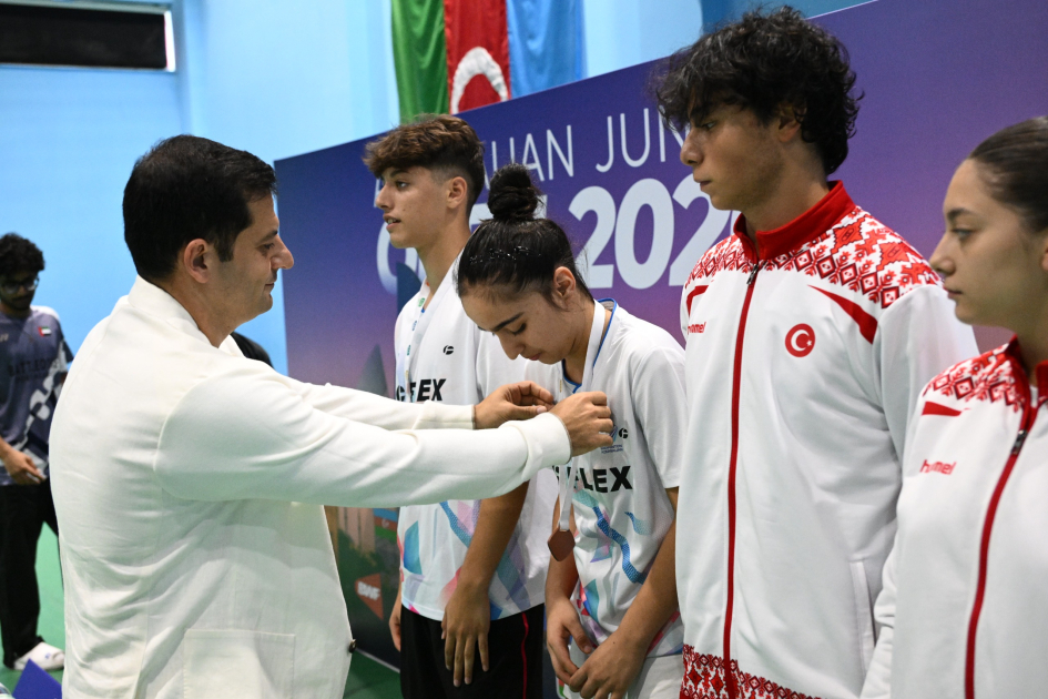 Azerbaijani badminton players finish international tournament in Baku with four medals