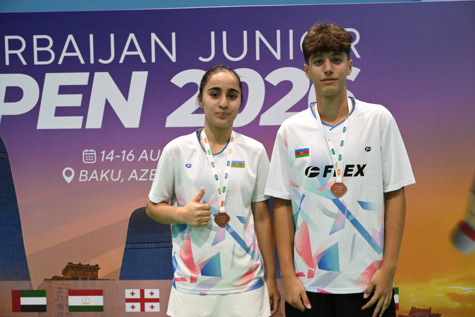 Azerbaijani badminton players finish international tournament in Baku with four medals