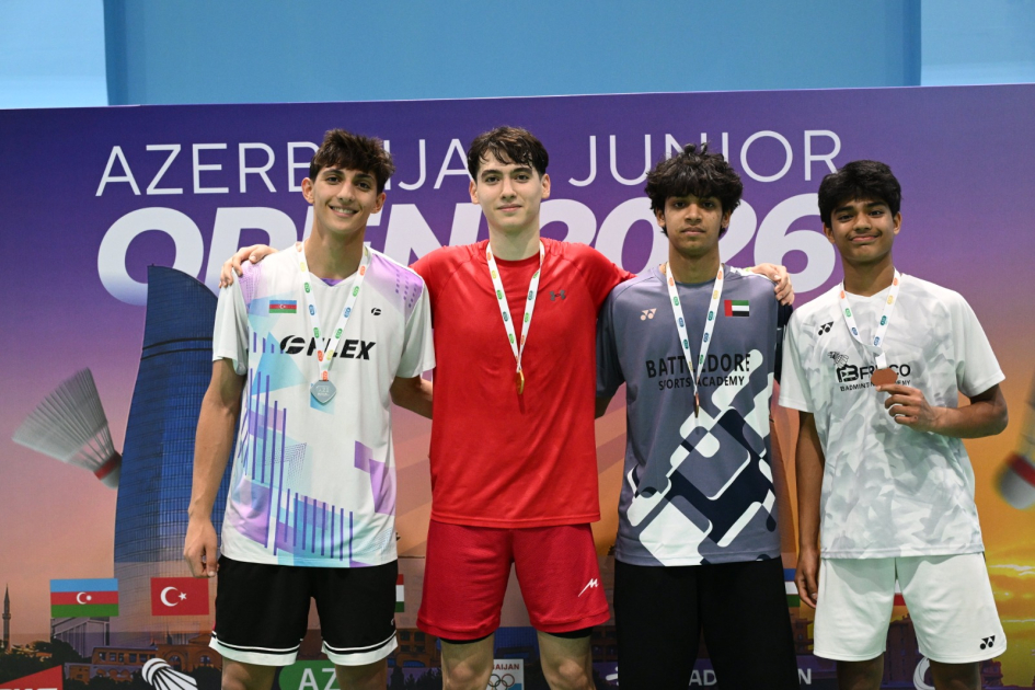 Azerbaijani badminton players finish international tournament in Baku with four medals