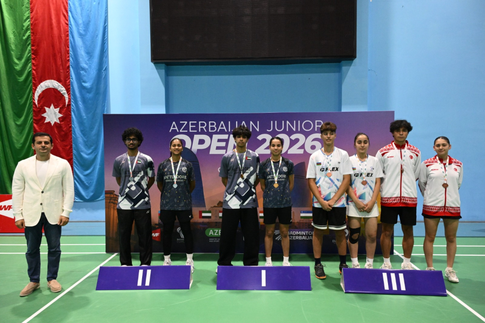 Azerbaijani badminton players finish international tournament in Baku with four medals