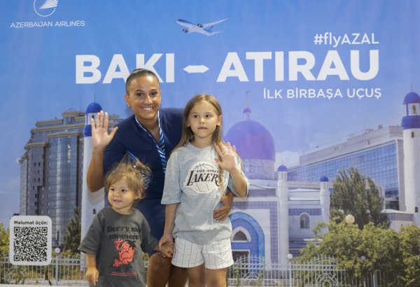 Azerbaijan Airlines successfully operates its first flight to Atyrau (PHOTO)