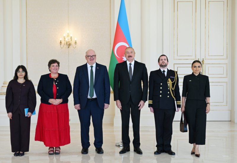 President Ilham Aliyev receives credentials of newly appointed British Ambassador to Azerbaijan