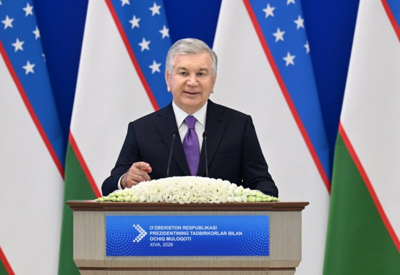 Azerbaijan awards President of Uzbekistan with Heydar Aliyev Order
