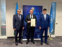 Azerbaijani diaspora committee's chief holds several meetings in New York (PHOTO)