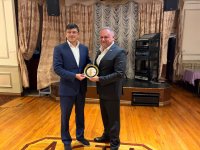 Azerbaijani diaspora committee's chief holds several meetings in New York (PHOTO)
