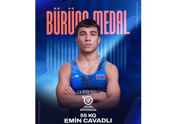 Azerbaijani wrestler wins bronze medal at World Championships