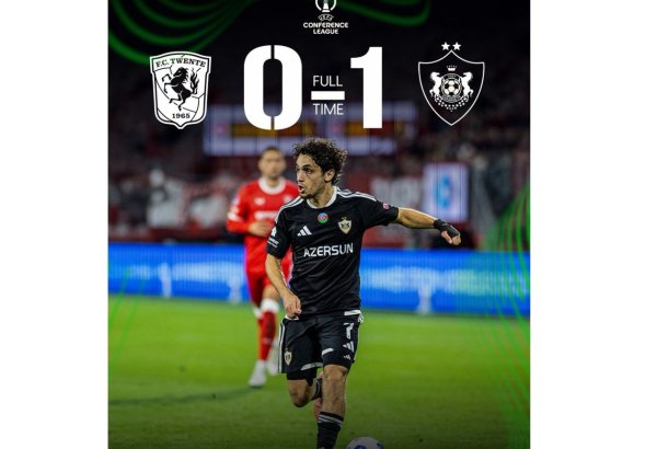 Azerbaijan's FK Qarabag beats Twente in first match of UEFA Conference League playoffs
