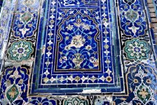 Azerbaijani journalists visit Shakhi Zinda memorial complex in Samarkand (PHOTO)