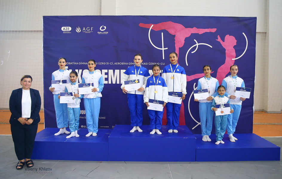 Azerbaijan hosts national championships in acrobatic and aerobic gymnastics (PHOTO)