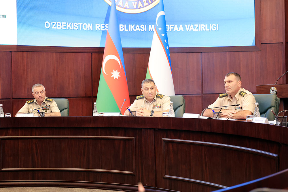 Azerbaijan, Uzbekistan exchange defense experience in Tashkent (PHOTO)