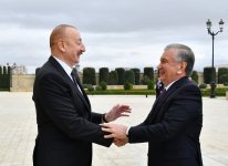 President Ilham Aliyev gives interview to Uzbekistan National News Agency (PHOTO)