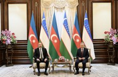 President Ilham Aliyev gives interview to Uzbekistan National News Agency (PHOTO)