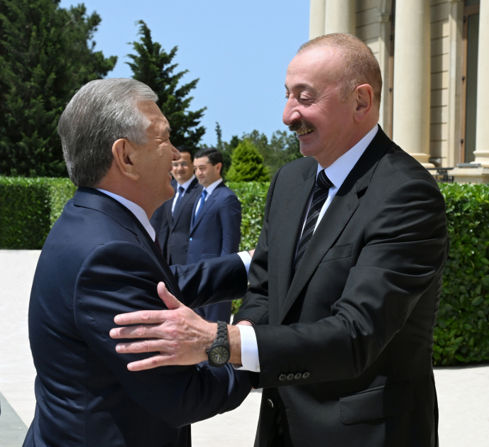 President Ilham Aliyev gives interview to Uzbekistan National News Agency (PHOTO)