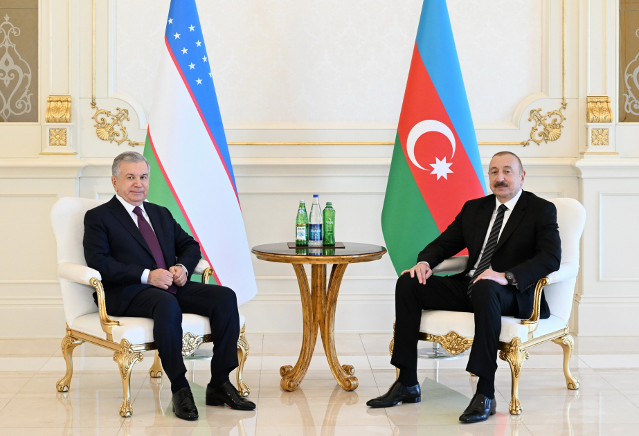 President Ilham Aliyev gives interview to Uzbekistan National News Agency (PHOTO)