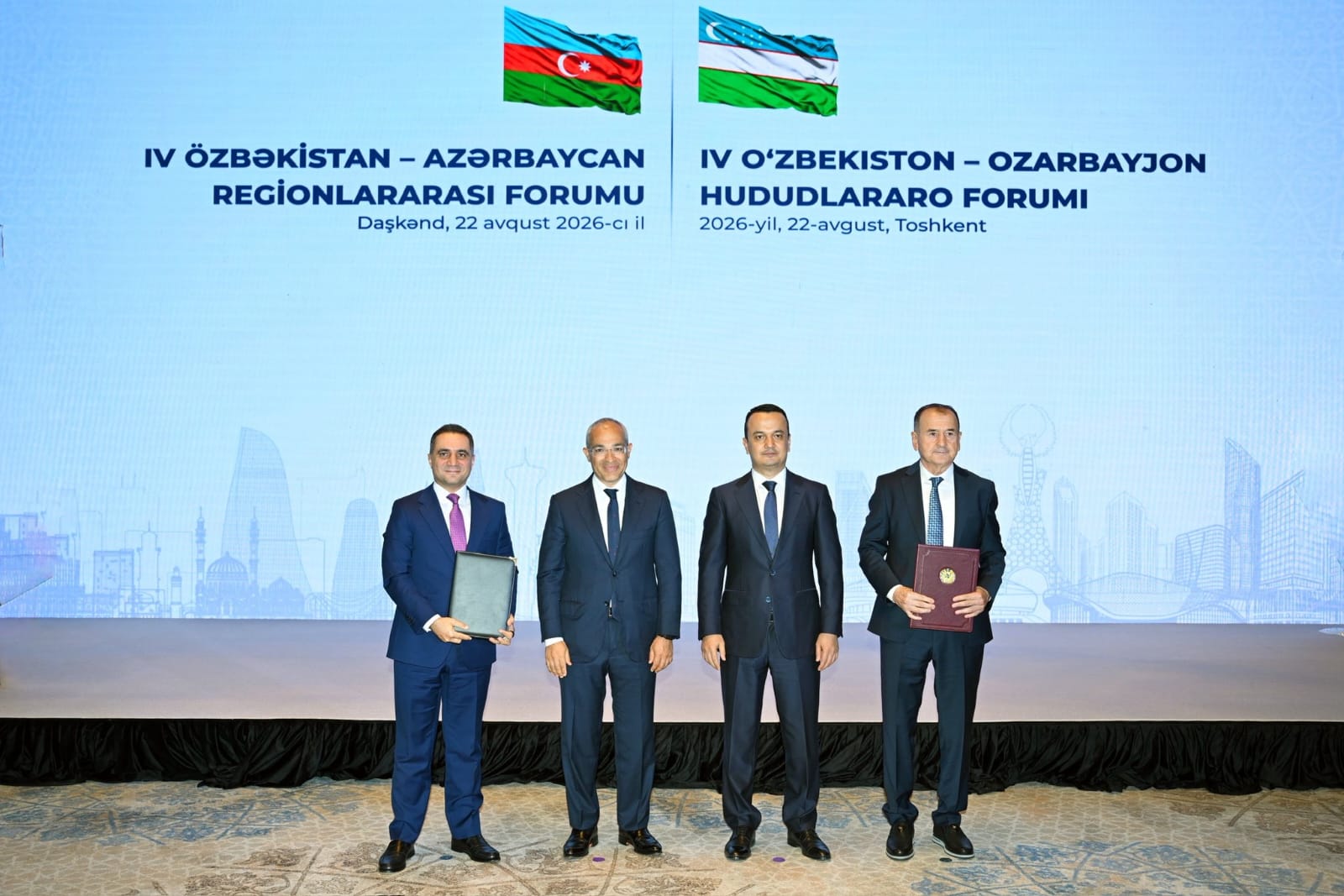 Azerbaijan, Uzbekistan sign series of cooperation documents (PHOTO)