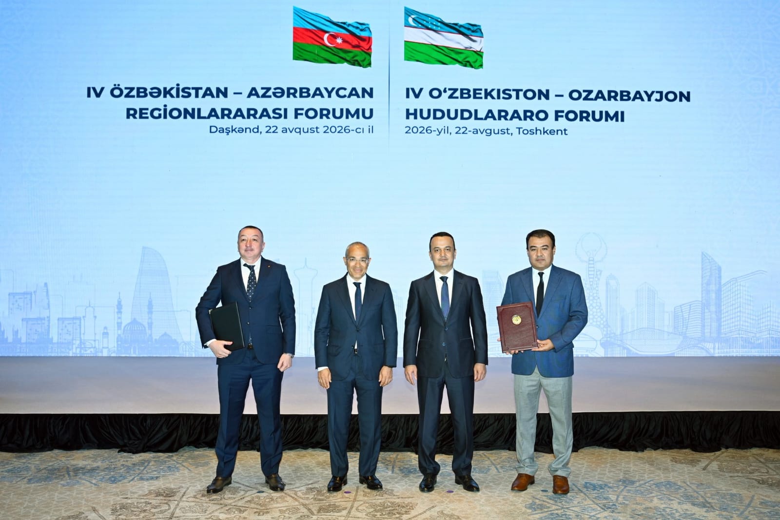Azerbaijan, Uzbekistan sign series of cooperation documents (PHOTO)