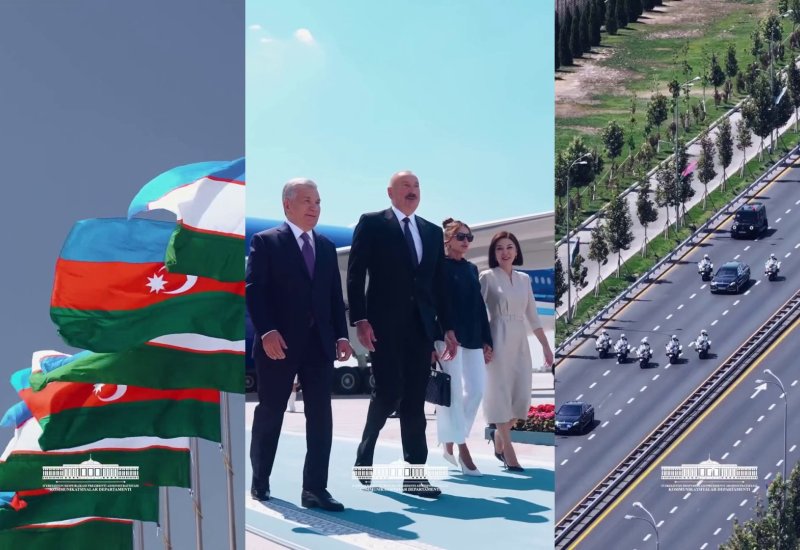 President Shavkat Mirziyoyev shares post on President Ilham Aliyev's state visit to Uzbekistan (VIDEO)