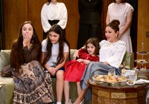 First Ladies of Azerbaijan and Uzbekistan visit “Okhunguzar” art space in Tashkent (PHOTO)
