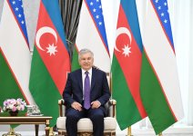 President Ilham Aliyev holds one-on-one meeting with President of Uzbekistan in Tashkent (PHOTO/VIDEO)