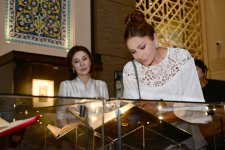First Lady Mehriban Aliyeva and Leyla Aliyeva visit Center of Islamic Civilization in Tashkent (PHOTO)