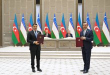 Ceremony for signing and exchanging Azerbaijan–Uzbekistan documents held in Tashkent (PHOTO)