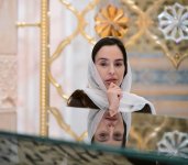 First Lady Mehriban Aliyeva and Leyla Aliyeva visit Center of Islamic Civilization in Tashkent (PHOTO)