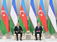 Award ceremony for President Ilham Aliyev and President of Uzbekistan held in Tashkent (PHOTO)