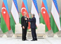 Award ceremony for President Ilham Aliyev and President of Uzbekistan held in Tashkent (PHOTO)