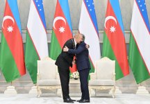 Award ceremony for President Ilham Aliyev and President of Uzbekistan held in Tashkent (PHOTO)