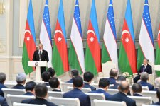 Award ceremony for President Ilham Aliyev and President of Uzbekistan held in Tashkent (PHOTO)