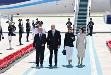 President Ilham Aliyev arrives in Uzbekistan on state visit (PHOTO/VIDEO)