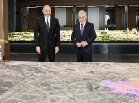 President Ilham Aliyev reviews Uzbekistan’s largest urban development project — “New Tashkent” (PHOTO)