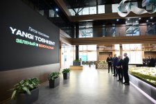 President Ilham Aliyev reviews Uzbekistan’s largest urban development project — “New Tashkent” (PHOTO)