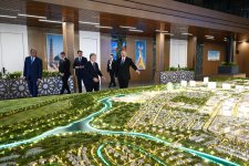 President Ilham Aliyev reviews Uzbekistan’s largest urban development project — “New Tashkent” (PHOTO)