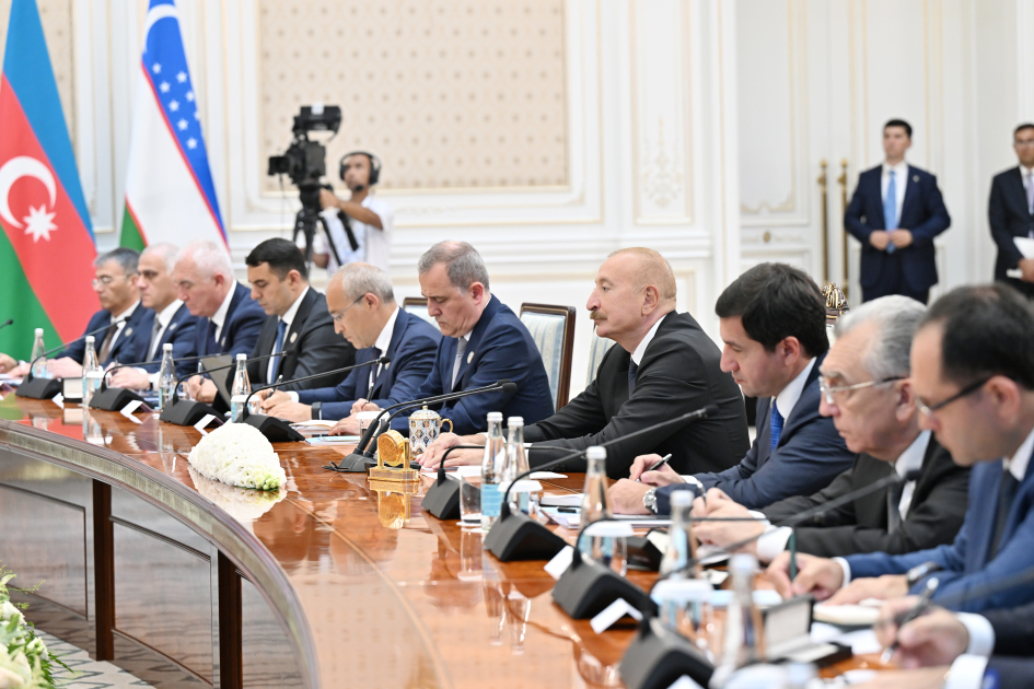 President Ilham Aliyev, President of Uzbekistan attend third meeting of Supreme Interstate Council of Azerbaijan and Uzbekistan (PHOTO/VIDEO)