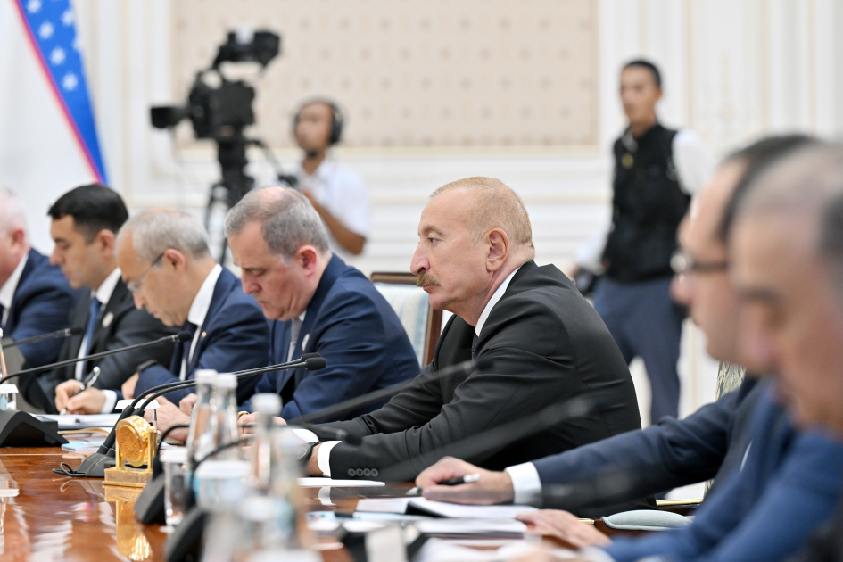 President Ilham Aliyev, President of Uzbekistan attend third meeting of Supreme Interstate Council of Azerbaijan and Uzbekistan (PHOTO/VIDEO)