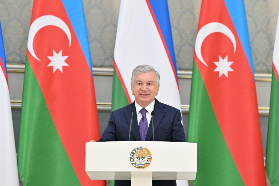 Award ceremony for President Ilham Aliyev and President of Uzbekistan held in Tashkent (PHOTO)