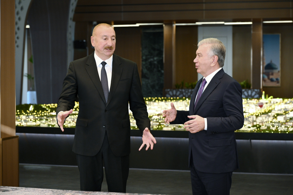 President Ilham Aliyev reviews Uzbekistan’s largest urban development project — “New Tashkent” (PHOTO)