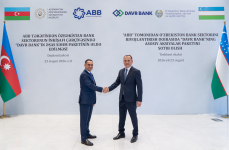 ABB Davr Bank project launched with participation of the Presidents of Azerbaijan and Uzbekistan (PHOTO)