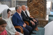 Presidents and First Ladies of Azerbaijan and Uzbekistan visit Poi-Kalyan Complex in Bukhara (PHOTO/VIDEO)