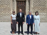 Presidents and First Ladies of Azerbaijan and Uzbekistan visit Ismail Samani Mausoleum in Bukhara (PHOTO/VIDEO)