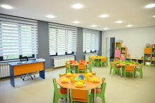 First VP Mehriban Aliyeva and her daughters, Leyla Aliyeva and Arzu Aliyeva, attend opening of nursery-kindergarten No. 352 in Baku (PHOTO)