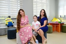 First VP Mehriban Aliyeva and her daughters, Leyla Aliyeva and Arzu Aliyeva, attend opening of nursery-kindergarten No. 352 in Baku (PHOTO)