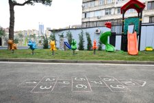 First VP Mehriban Aliyeva and her daughters, Leyla Aliyeva and Arzu Aliyeva, attend opening of nursery-kindergarten No. 352 in Baku (PHOTO)