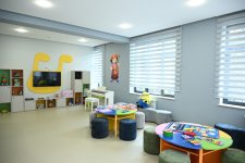 First VP Mehriban Aliyeva and her daughters, Leyla Aliyeva and Arzu Aliyeva, attend opening of nursery-kindergarten No. 352 in Baku (PHOTO)